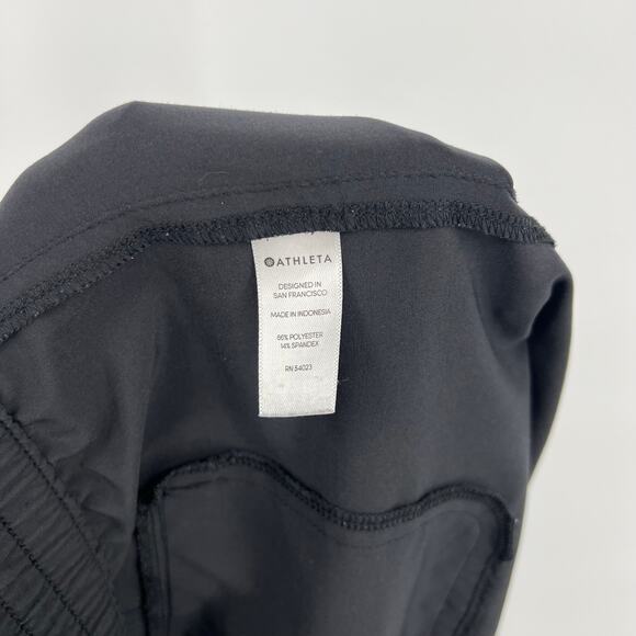 Athleta Black Pull On Wide Leg Pants Women's 8 - Picture 5 of 6